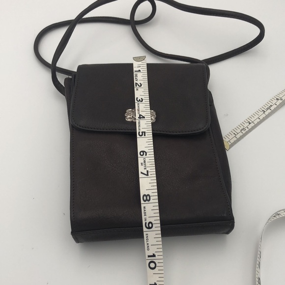 Fossil Brown Leather Cross Body Purse Bag - Picture 6 of 8